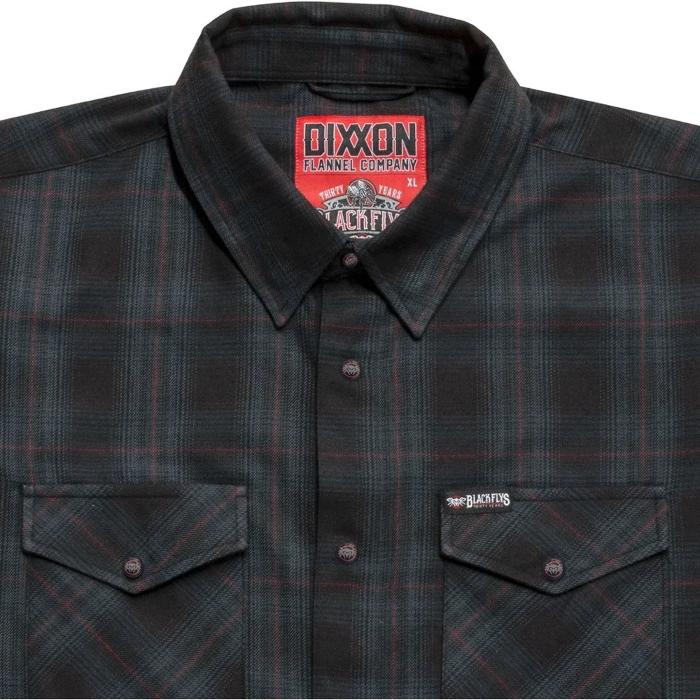 DIXXON Men's BlackFlys Phantom Flannel